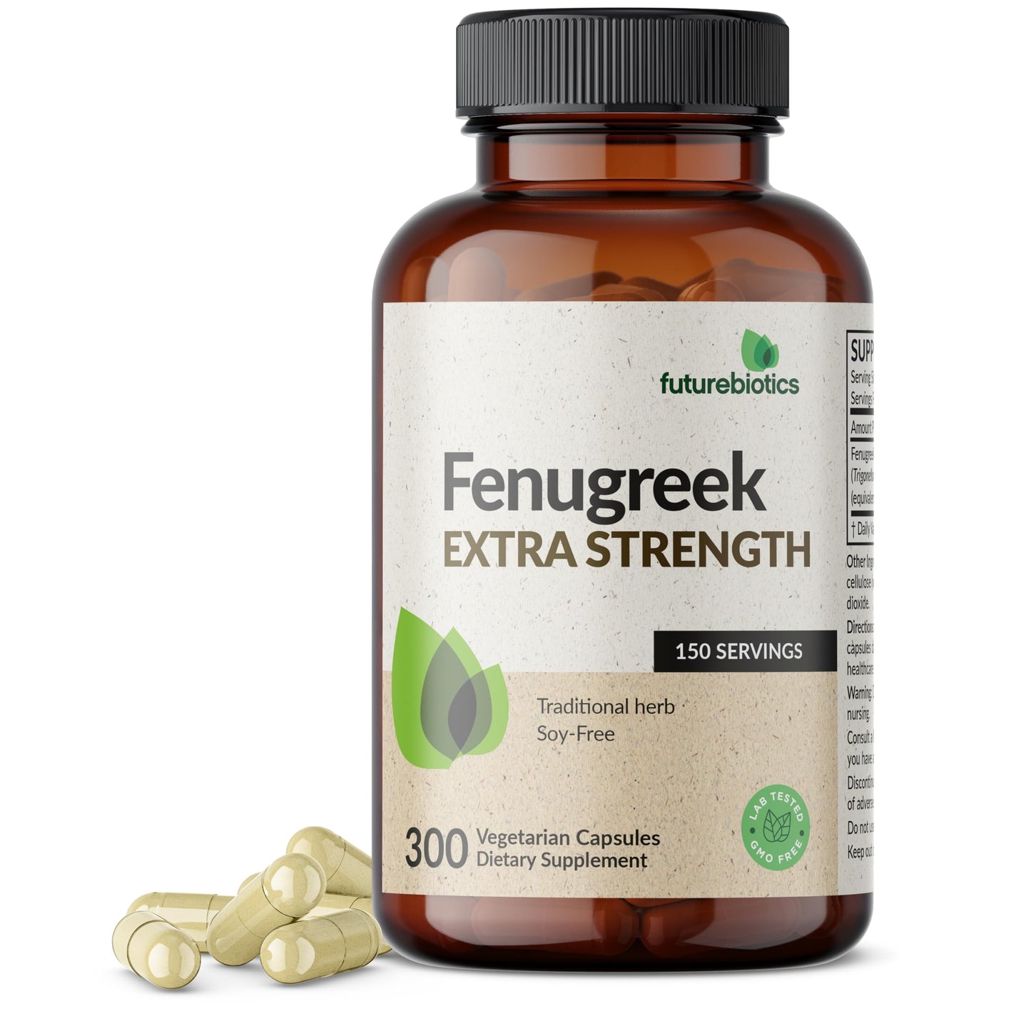 Futurebiotics Fenugreek Extra Strength Supports Overall Good Health & Well-Being, Non-GMO, 150 Vegetarian Capsules